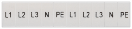 8WH8120-2AA15 LABELS, L1,L2,L3,PE,N, S. 5