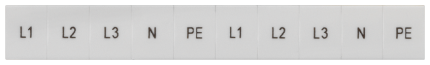 8WH8120-4AA15 LABELS, L1,L2,L3,PE,N, S. 8
