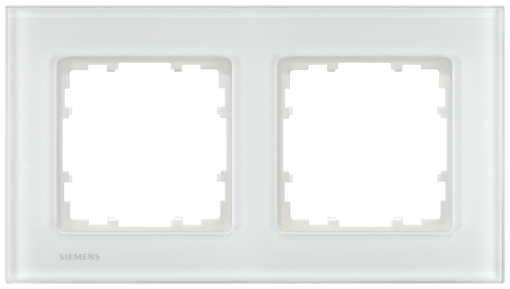 P_I201_XX_06296P 5TG1202-1 MIRO FRAME 2-FOLD GLASS WHITE - Зображення 1