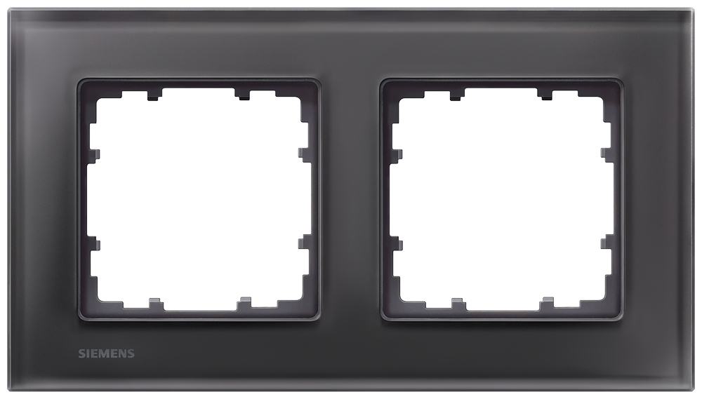 P_I201_XX_06298P 5TG1202-2 MIRO FRAME 2-FOLD GLASS BLACK - Зображення 1