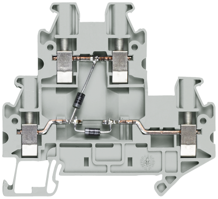 8WH1020-5FF00 TOW-TIER-DI. 2,5QMM,T-BL,BR-BL