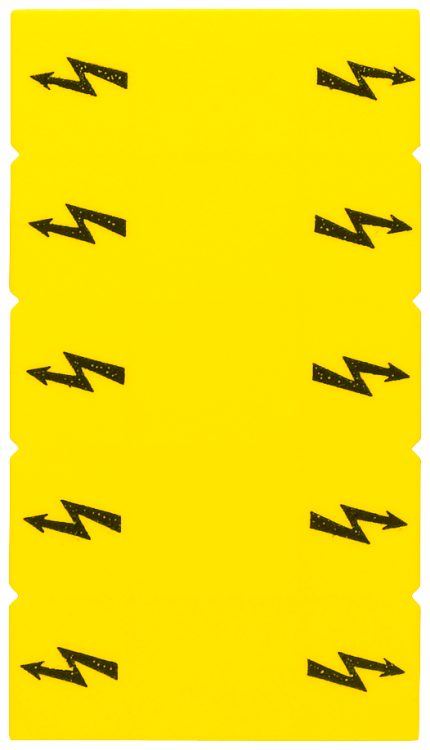 8WH9063-5BA06 WARNING COVERS 6,2MM, YELLOW