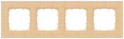 5TG1104-4 MIRO FRAME 4-FOLD WOOD BEECH TREE