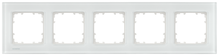 5TG1205-1 MIRO FRAME 5-FOLD GLASS WHITE