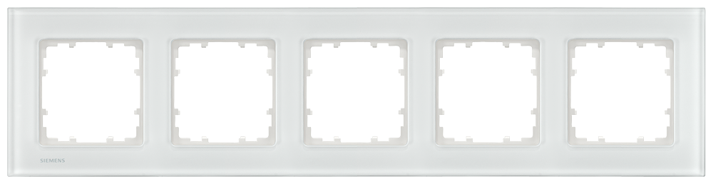 P_I202_XX_00594P 5TG1205-1 MIRO FRAME 5-FOLD GLASS WHITE - Зображення 1