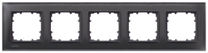 5TG1205-2 MIRO FRAME 5-FOLD GLASS BLACK