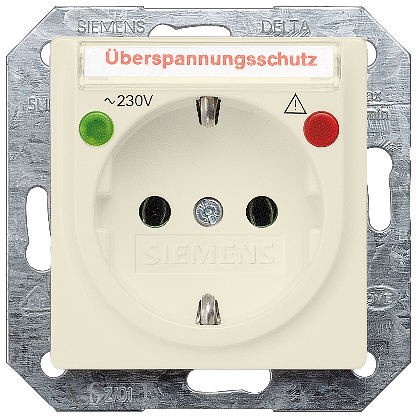 P_I202_XX_00656P 5UB1565 I-SYSTEM,SOCKET OUTLET L+OVP EWH - Зображення 1
