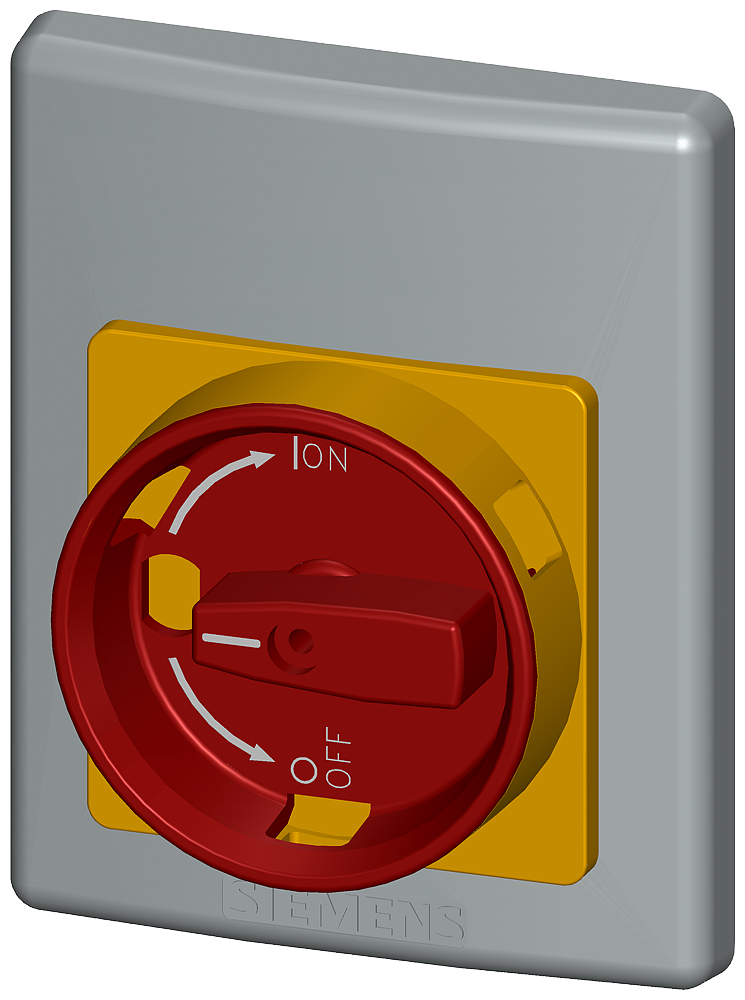P_IC01_XX_00250P 3RV1923-4E MOULDED PLASTIC FRONT PLATE, - Зображення 1