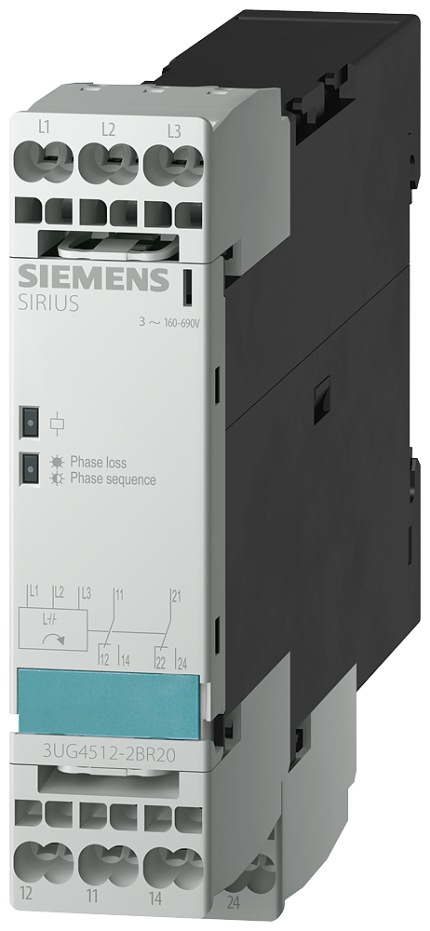 3UG4512-2BR20  PHASE FAILURE AND SEQUENCE