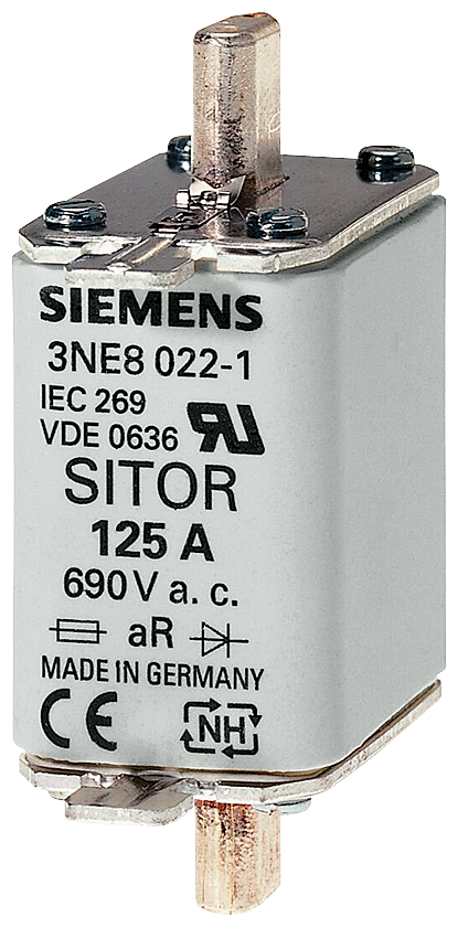 3NE1021-0  SITOR fuse link, with blade cont...