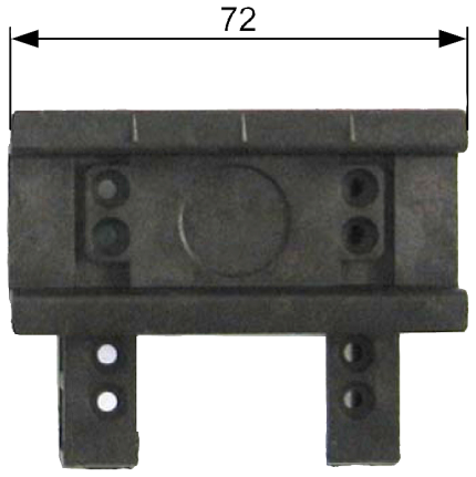 8US1998-7CB72 MOUNT.RAIL 72MM WIDE, SLIP-ON