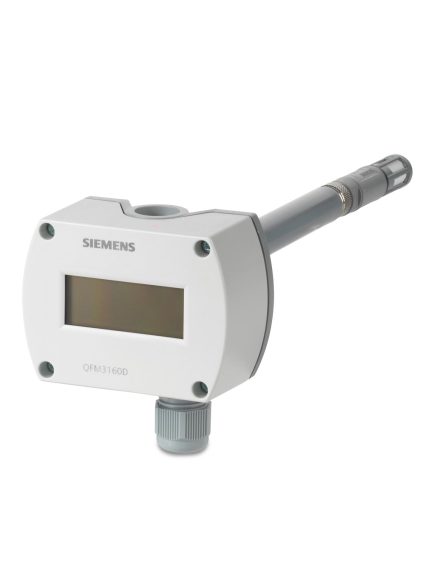 QFM3160D Канальний датчик вологості (DC 0...10 В) та температури (DC 0...10 В)