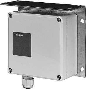 QBE61.3-DP2 Датчик перепаду тиску для рідин і газів, 0...2 бар